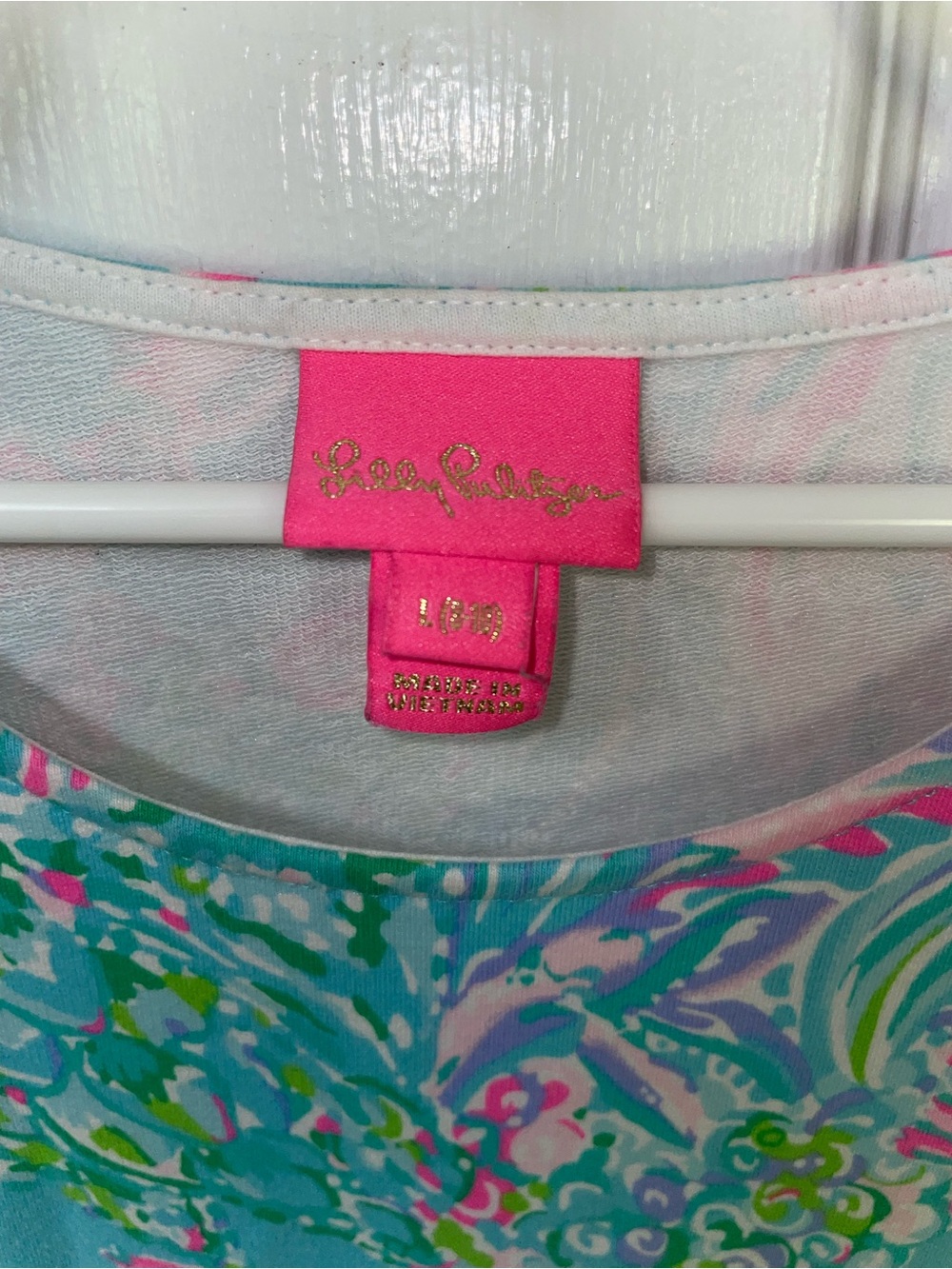 Lilly Pulitzer Dress Girl’s Large 8 10 Preppy Resortwear Colorful Summer Kailyn - Picture 4 of 8